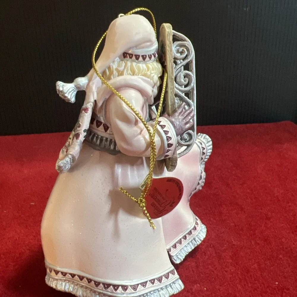 Ashton drake old world Santa Thomas Kinkade winter path of welcome ornament‎